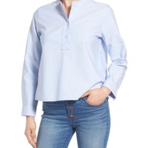 Madewell - Oxford Popover Shirt Light Blue
